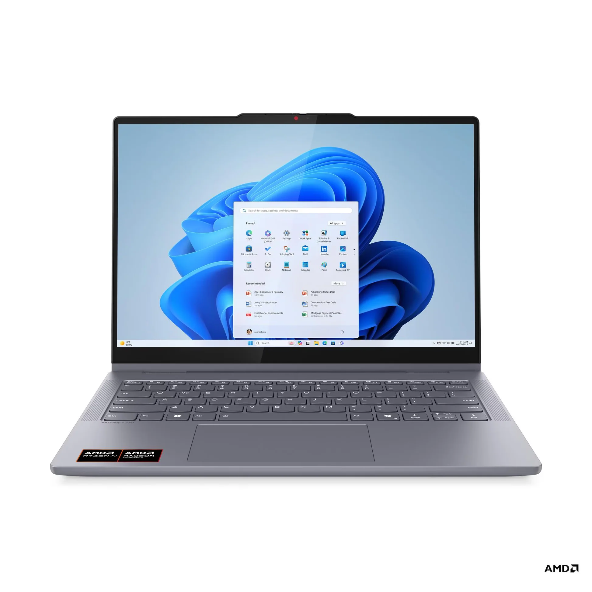  IdeaPad 5 Lenovo 2-in-1 14AKP10 - 14" WUXGA 60Hz Touch Screen - AMD Ryzen AI 7 350 - 24GB RAM - 1TB SSD - Shared - WIN 11 PRO K