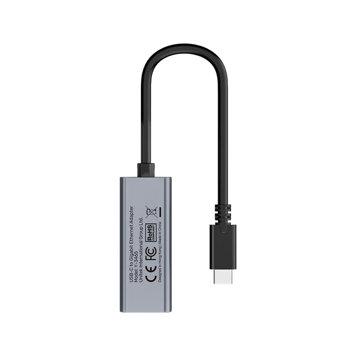 محول يونيتيك USB-C إلى RJ45 جيجابت إيثرنت 1000Mbps _ USB-C to RJ45 Gigabit Ethernet Adapter
