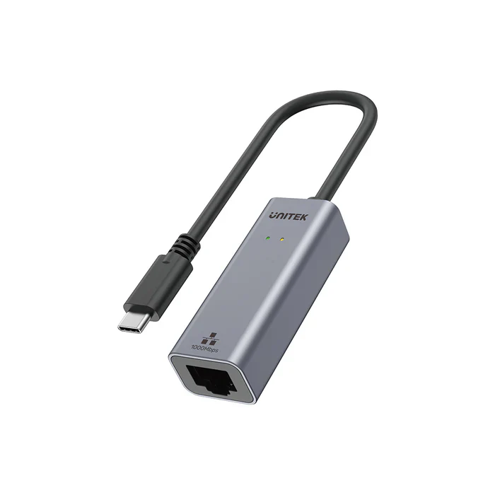 محول يونيتيك USB-C إلى RJ45 جيجابت إيثرنت 1000Mbps _ USB-C to RJ45 Gigabit Ethernet Adapter