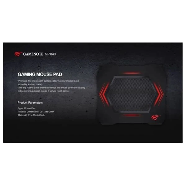  Havit HV-MP843 - Mousepad - Black 