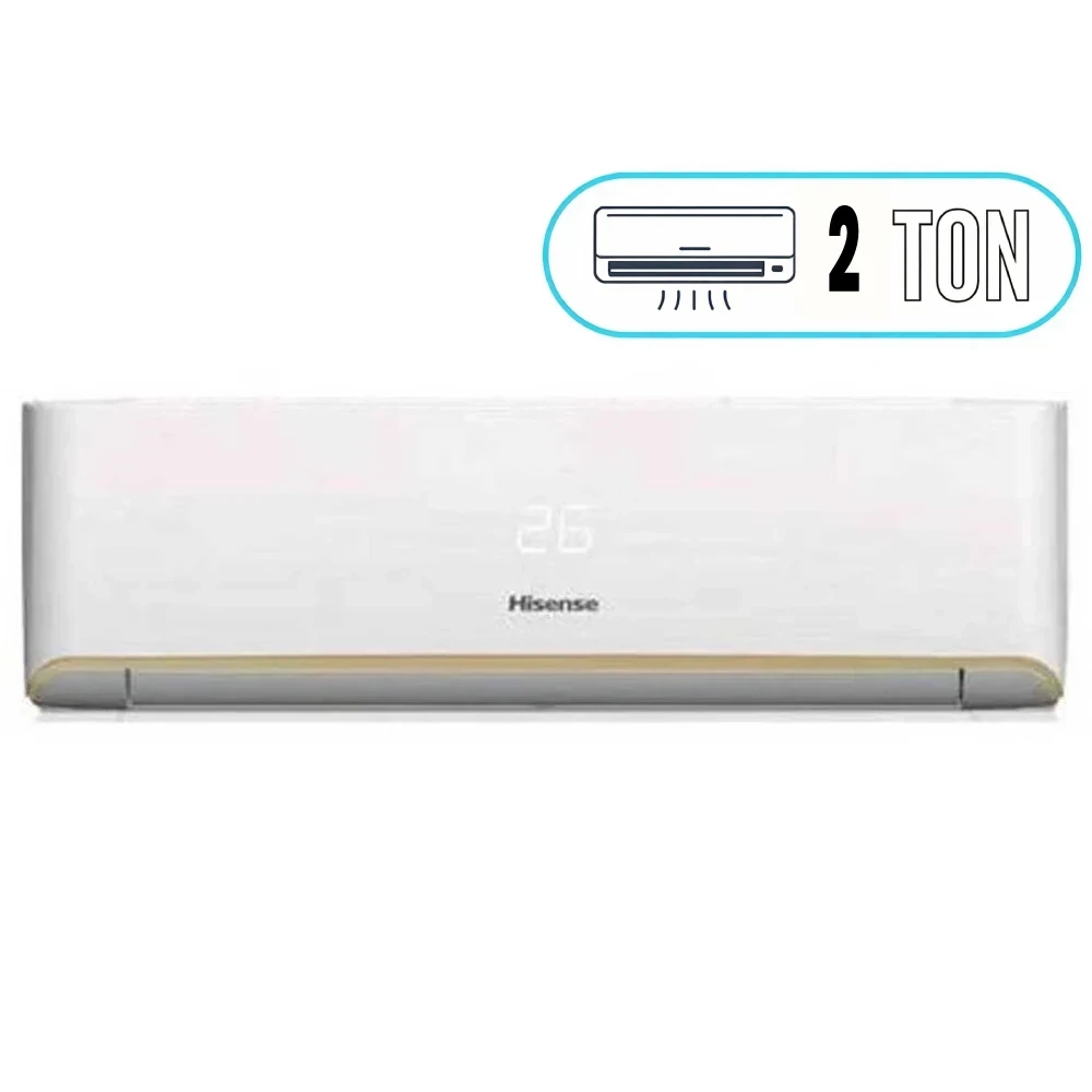 Hisense QAS-24HT Air Conditioner - Split - 2 Ton - White