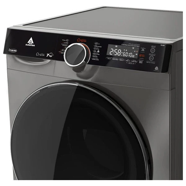 Alhafidh 7FLS81 – Front Loading Washing Machine – Silver