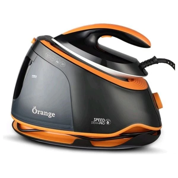  Orange O-DST-3000W-BO - Steam Iron - 8 Bar Heater Pressure - 1.5 Liters - 3000 W - Black 