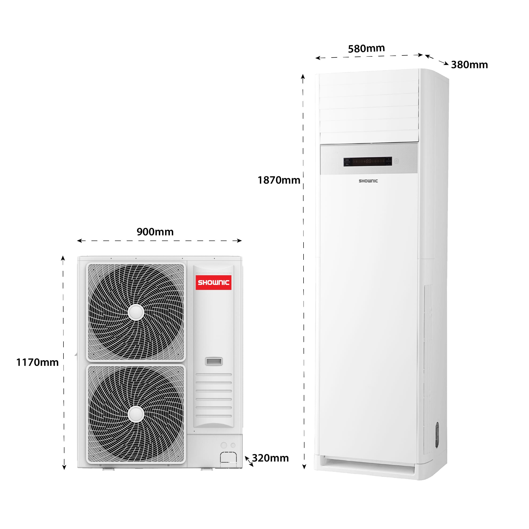 Floor Standing AC Shownic 3 Ton R410A - CFD-H36T4SW