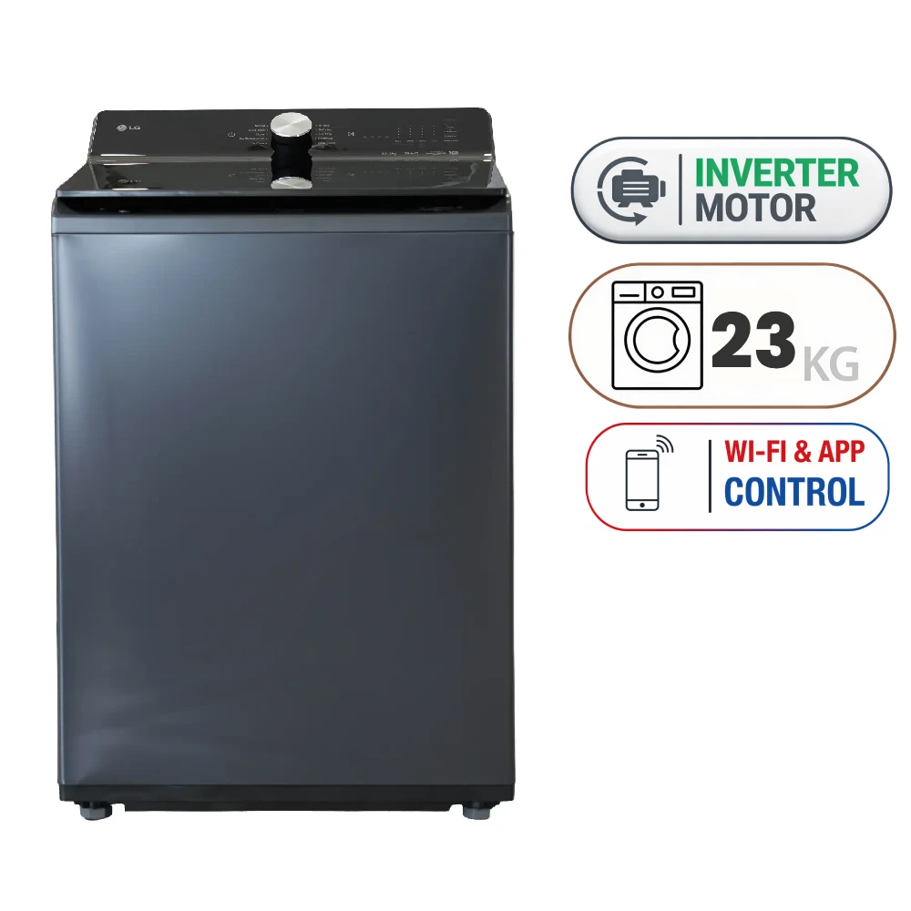 LG T23J4EFHT4 Top Load Washing Machine - 23 kg - Inverter - T23J4EFHT4