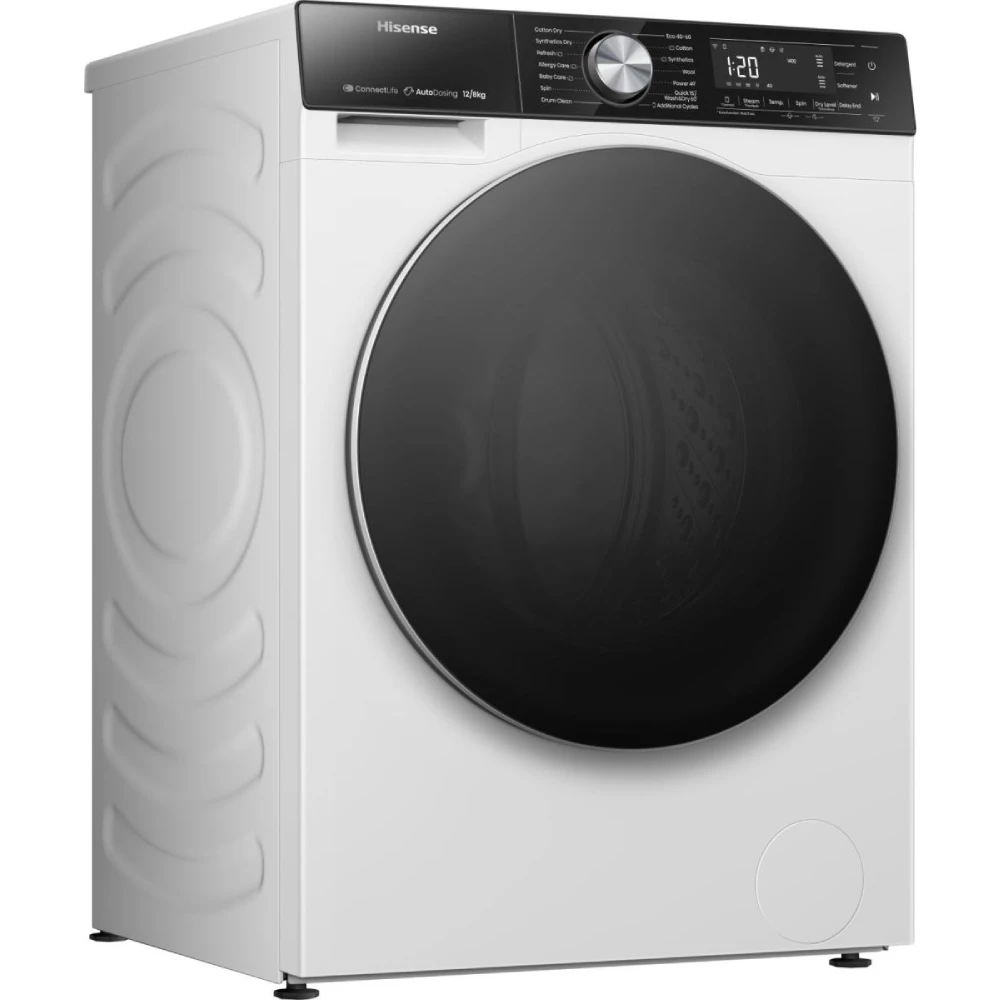 Washing Machine Hisense - 12 kg - 8 kg Drying - Inverter -WD5S1245BW 