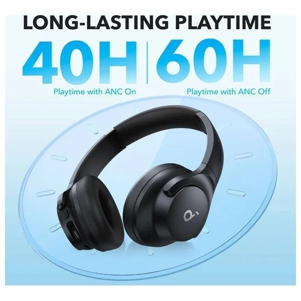  Anker A3004H11 - Bluetooth Headphone Over Ear - Black 