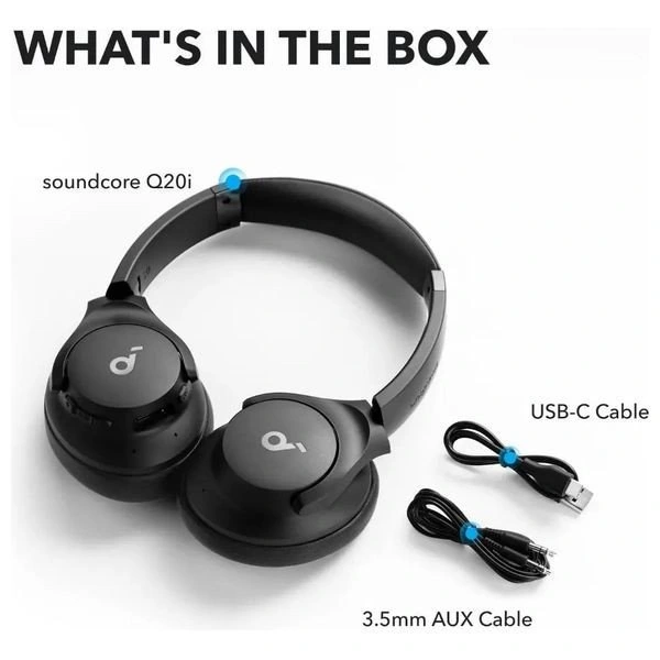  Anker A3004H11 - Bluetooth Headphone Over Ear - Black 
