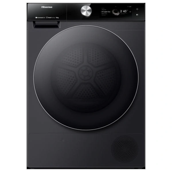 Hisense DH7S107BB - 10Kg - Front Loading Dryer - Black