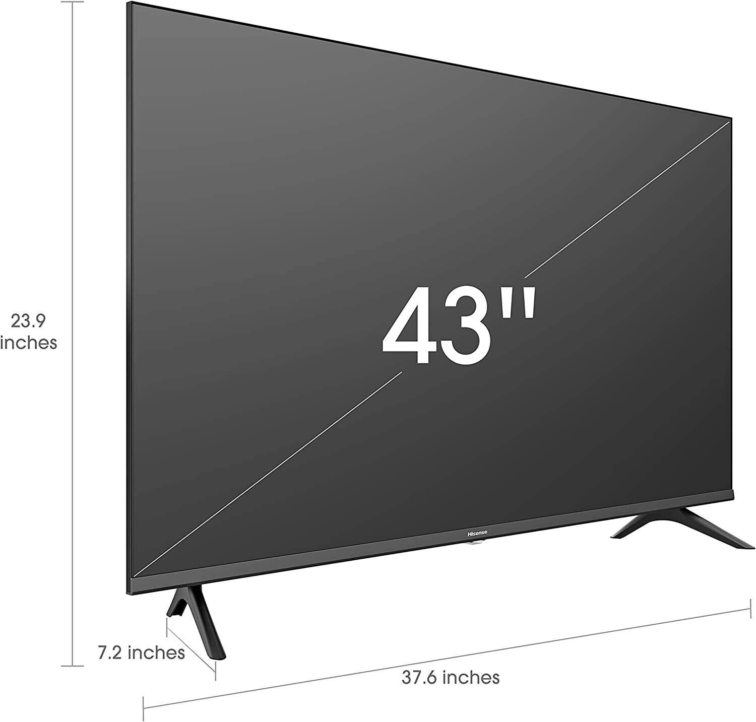 Hisense 43A4Q Television - 43 Inch - Full HD - Smart VIDAA TV - DLED - Black
