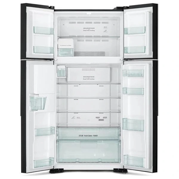 Hitachi RW760PUQ7-GS - 25ft - French Door Refrigerator - Silver
