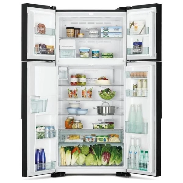 Hitachi RW760PUQ7-GS - 25ft - French Door Refrigerator - Silver