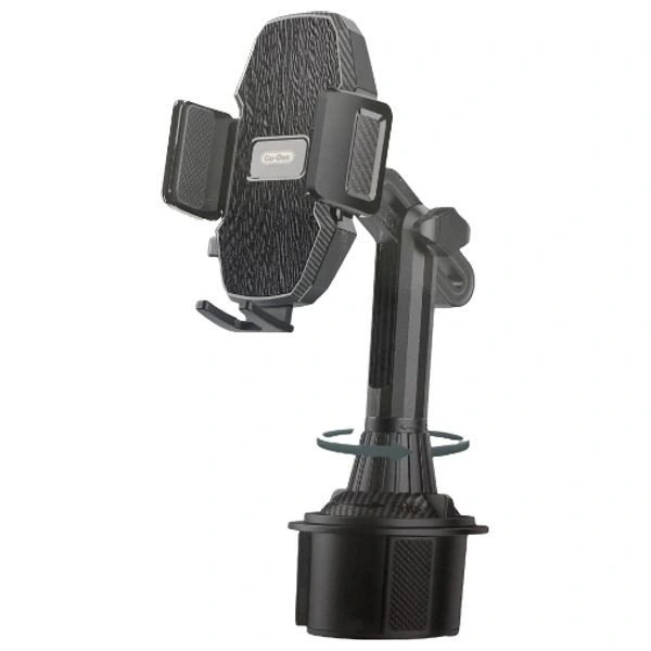  Go-Des - Car Phone Holder - 360-degree adjustable in all directions - Adjustable base to fit different cup sizes - Black 