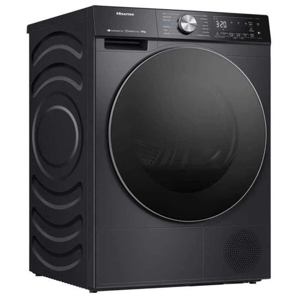 Hisense WF5S1045BB - 10.5Kg - 1400 RPM - Front Loading Washing Machine - Black
