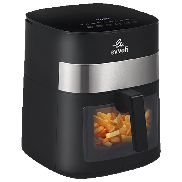  Evvoli EVKA-AF8010T - Air Fryer - 10Programs - 1800W - 8L - Black 
