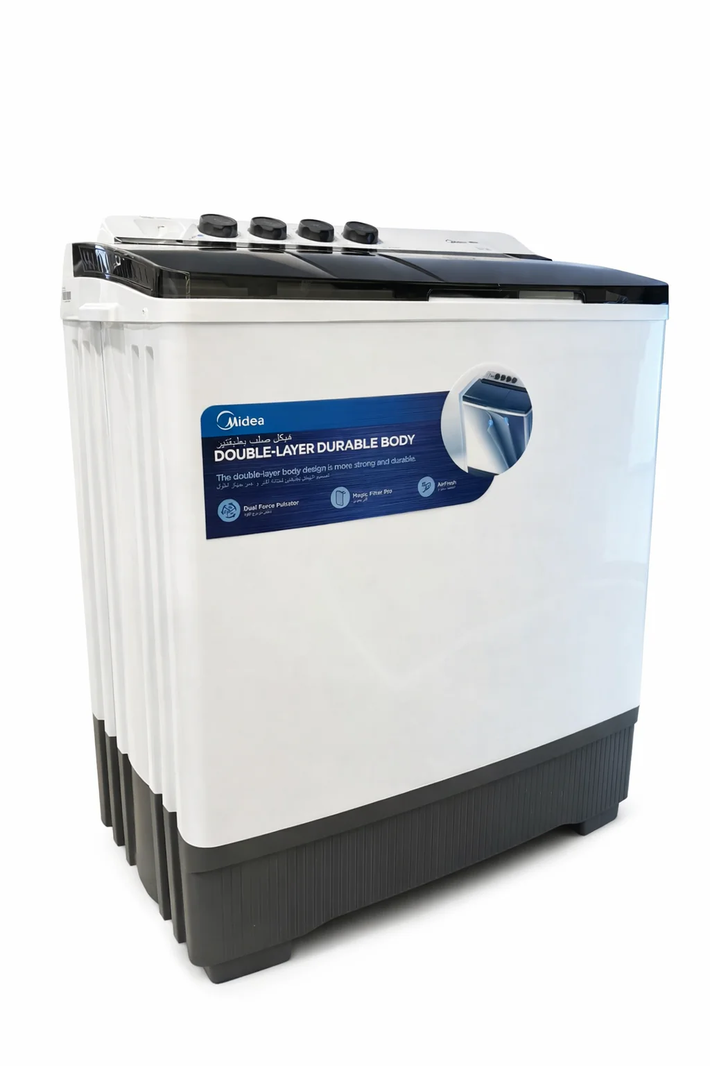 Washing Machine MIDEA  19kg Top Loading-MT100W190/WG