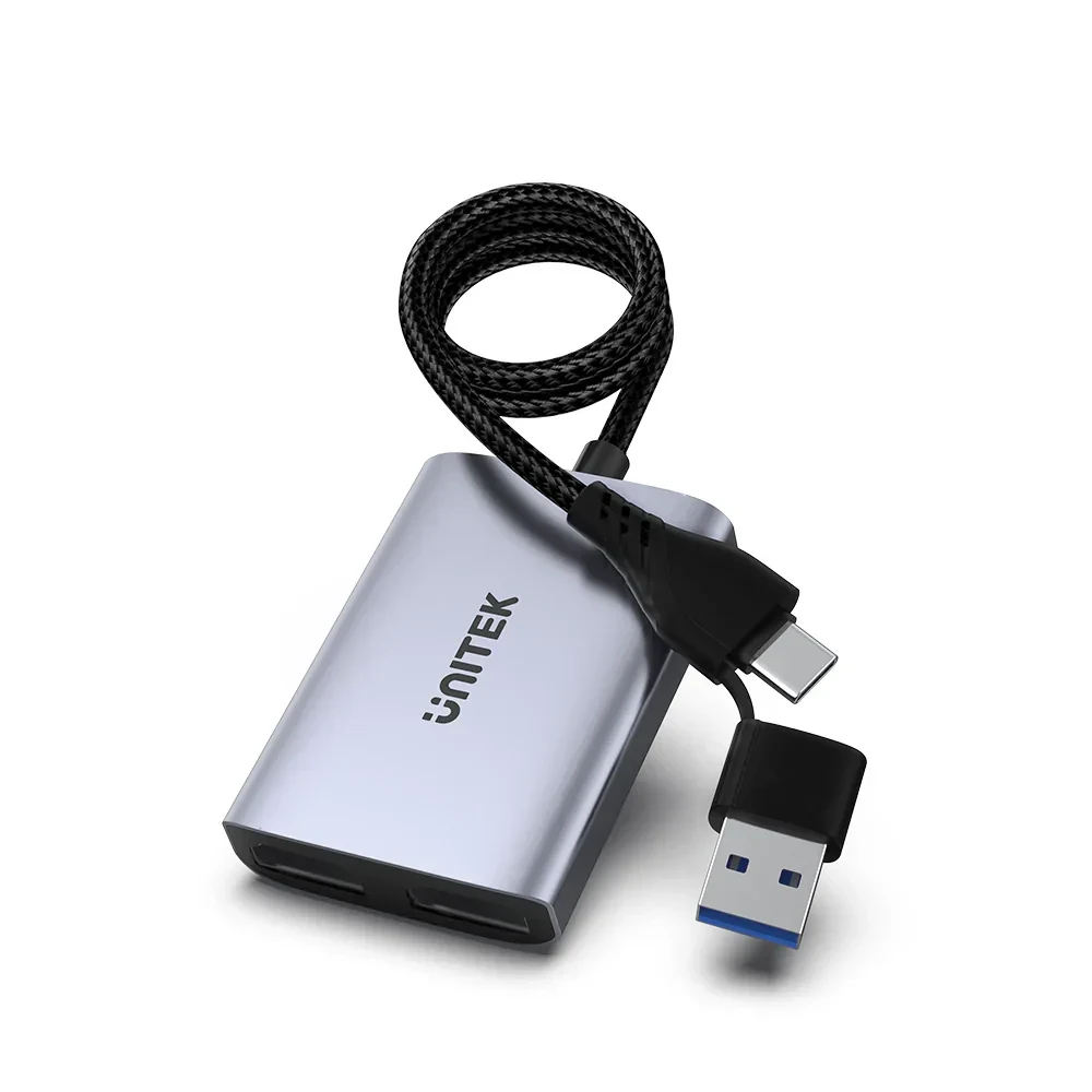 UNITEK ADAPTER C TO DUAL DP V1404A