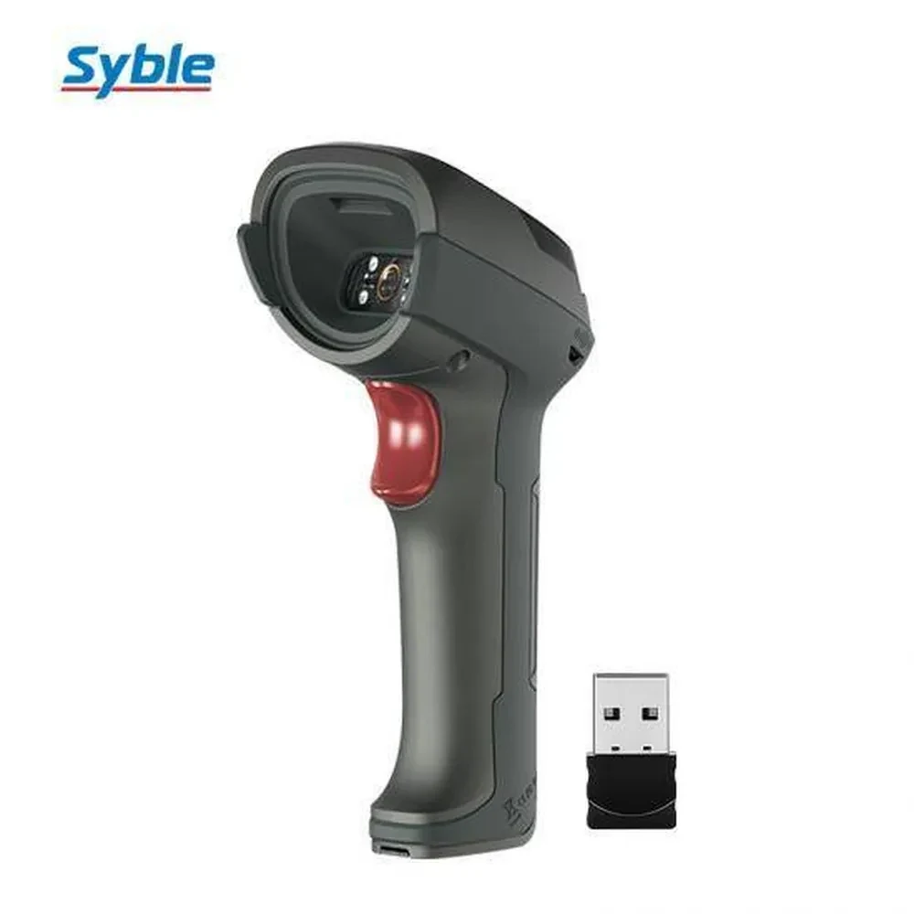ماسح باركود لاسلكي Syble XB‑D70RB ثنائي الوضع 2D