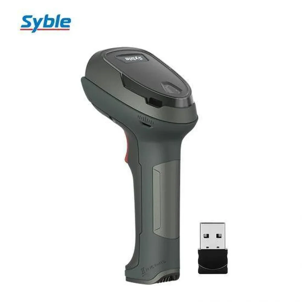 ماسح باركود لاسلكي Syble XB‑D70RB ثنائي الوضع 2D