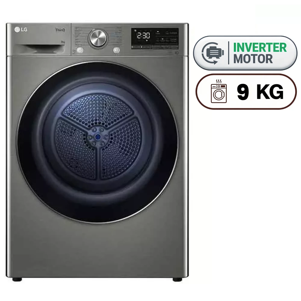 Heat Pump Dryer LG 9kg Inverter- RH90V9PV8N
