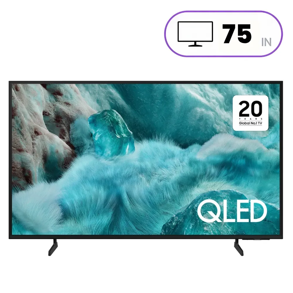 تلفاز سامسونج QLED 4K سمارت 75 بوصة اسود QA75Q7FAAU