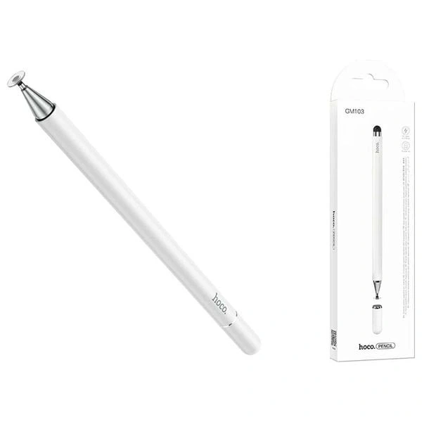  Hoco GM103 - Fluent Series Universal Capacitive Stylus Pen - White 