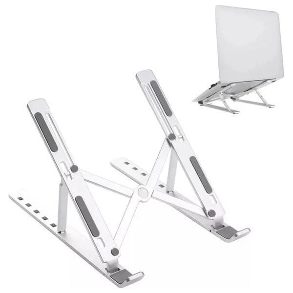  Mikuso LS-033 Laptop Stand - Aluminum, Foldable - Silver 