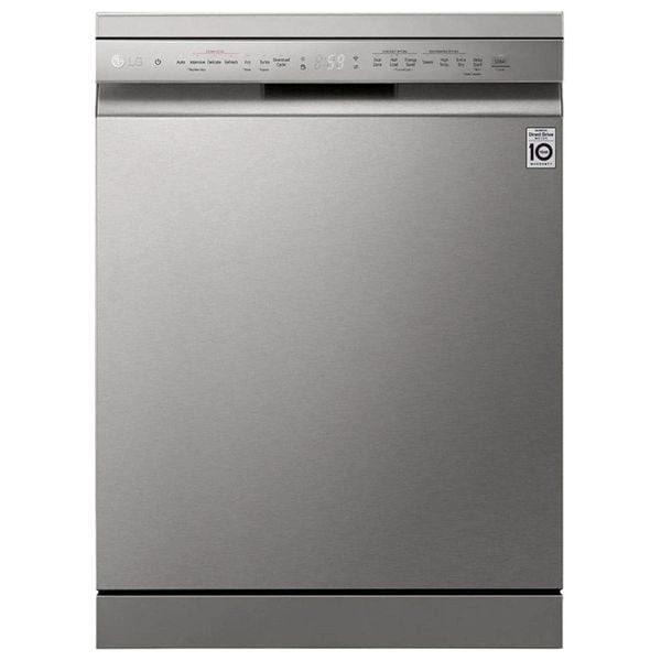 LG Dishwasher – DFC532FP – Freestanding – Inverter – 60 cm – 14 Place Settings – Water Consumption: 9.9 L per cycle – 9 Programs – Silver