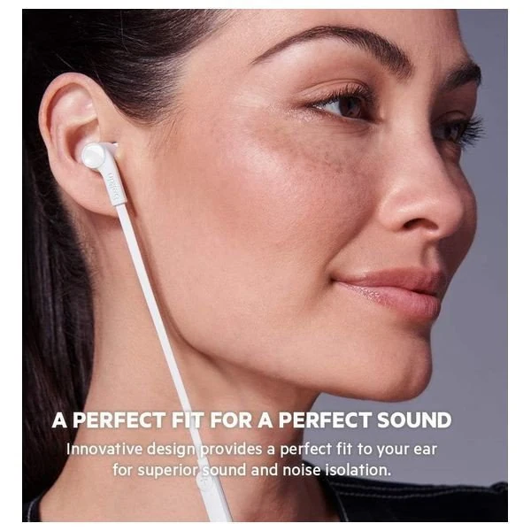 Belkin 3083 - In Ear Wired Headphone - Water Resistance IPX5 - 1.2M - White