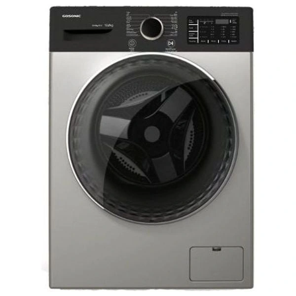Gosonic GWM-2812 - 12Kg - 1400RPM - Front Loading Washing Machine - Gray