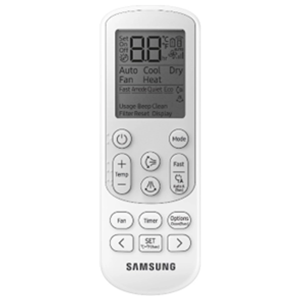 Samsung AR24DSFZBWKN - 2 Ton - Wall Mounted Split - White - Inverter - 6 Steps Of Automatic Amp Control + Free Installation