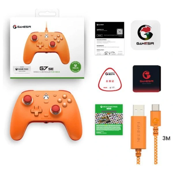 GameSir G7 SE - Xbox Joystick - Orange + 1 Month Game Pass