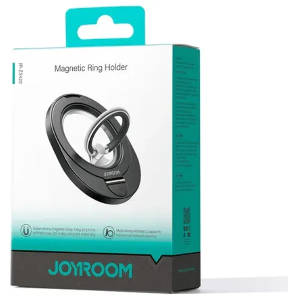  Joyroom JR ZS420 - Magnetic Ring Holder - 360° Rotation - Black 