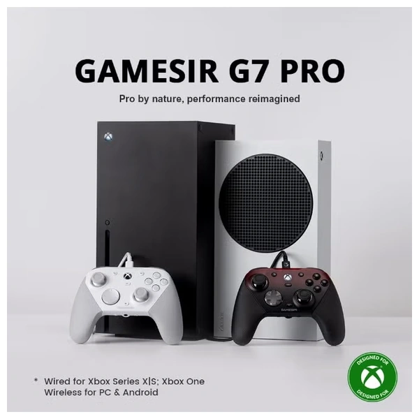  GameSir G7 Pro  - Wired Game Controller - Tri-Mode - For Xbox & Pc Wireless & Mobile  - Black 