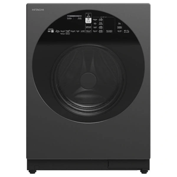 Hitachi BD-D100XGV-3CQ - 10/7 Kg - 1600RPM - Front Loading Washing Machine & Dryer - Gray