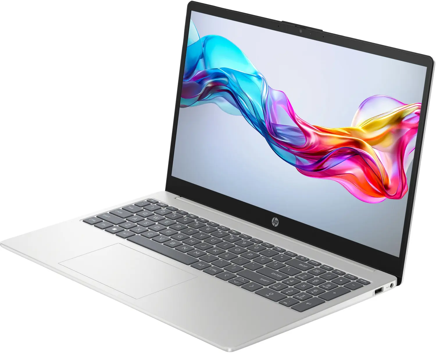 لابتوب اتش بي 15-fd0000ne 15.6" FHD - Core i7-1355U - 8GB RAM - 512GB SSD - Shared - WIN PRO K With Bag & mouse Silver