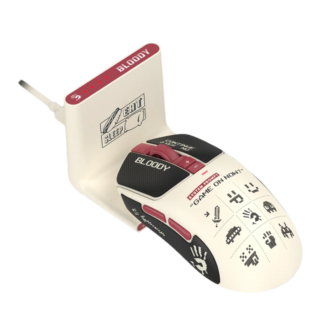 Gaming Mouse Bloody R72 Ultra Duo Pixels Red dual mode wireless