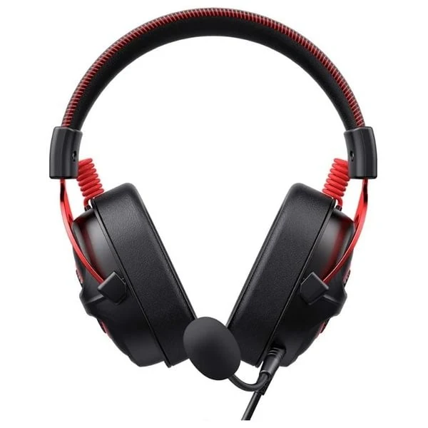  Havit H2002E Pro Over-Ear Gaming Headset - Wired - 60mm Drivers - Detachable Microphone - Red 