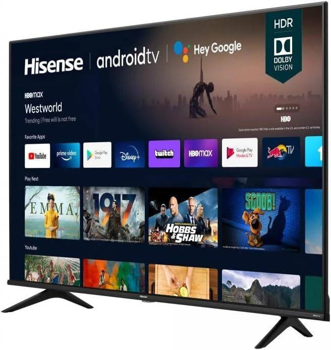 Hisense Q6GN Television - 55 Inch - 4K Ultra HD - Smart Google TV - QLED - Black