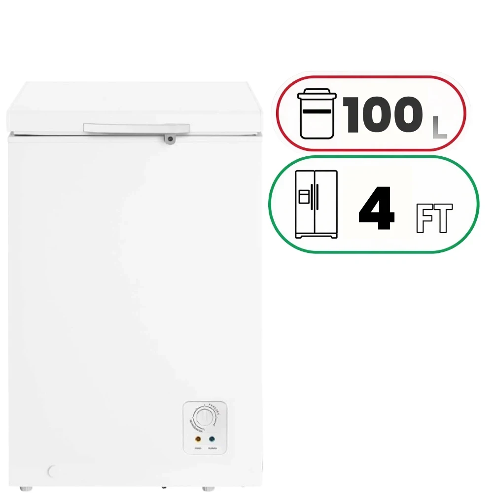 Hisense FC-13DT4 Chest Freezer - 100 L - 3.6 FT - White